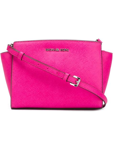 purple michael kors crossbody|michael kors hot pink.